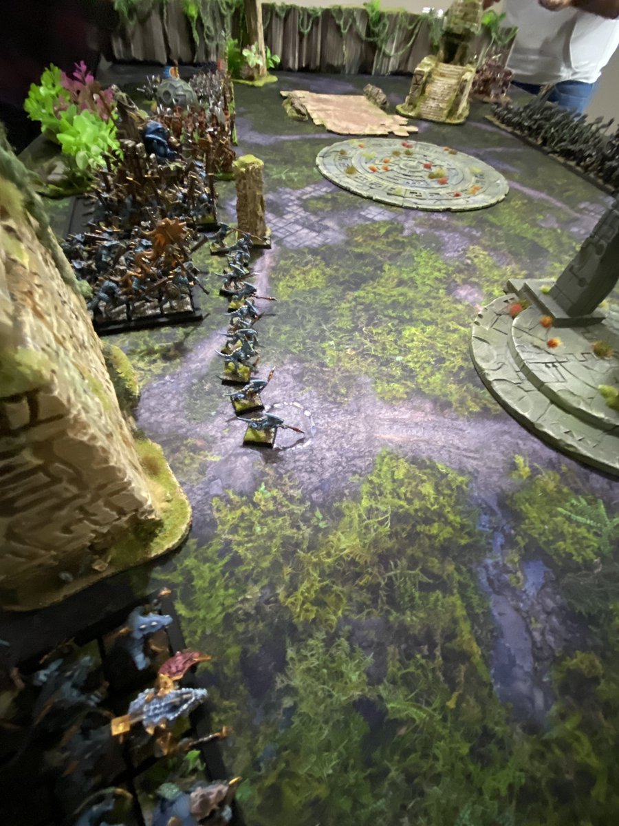 tinracersteve's tweet photo. #Rumble22 set up for the return of the lizardmen. https://t.co/SjFFPYTEQM