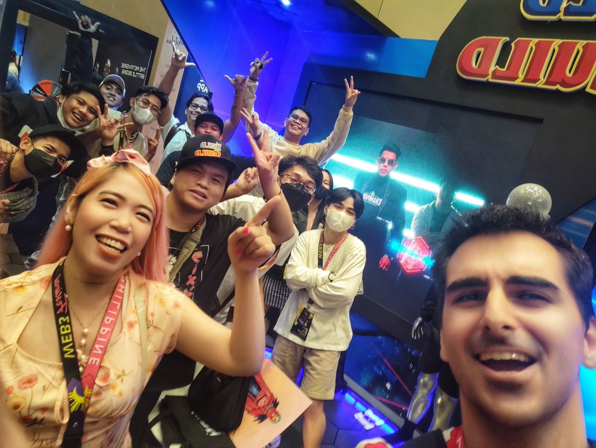 maezing_gaming's tweet photo. Hanging out with the #YieldGuildGirls &amp; #YieldGuildGuys at the @webphfestival @YieldGuild !!

@therealcupkate @Boring4ever106 @ElMarch0525061 @JheyEmCute @Chardd_Koko @Nomadygg @sp1c3r125 @Genkina07 @SprakyYGG @ItsKajiYGG @GiyuYGG @itsnotchela @domslumabi @kuyakevs5 @shanks_ph https://t.co/3iyIPUZudd