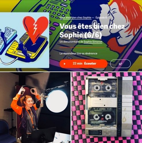 La 2eme (et finale) saison du répondeur "Vous êtes bien chez Sophie (Simonot)" est en ligne sur Arte Radio ! 
#podcast  Les 3 épisodes sont à écouter là !

arteradio.com/son/61674609/v…