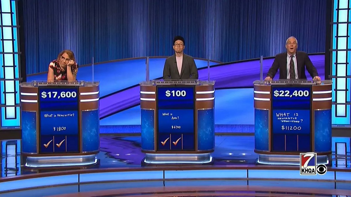 OneEclecticMom's tweet image. These reactions though! #Jeopardy #JeopardyToC @Jeopardy