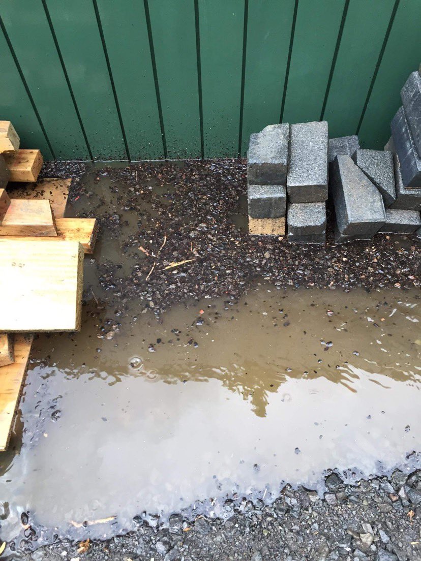 librarymini's tweet photo. @JohnJCampbell you helped us a few years ago with flooding and council hasn’t fixed it still ! How to get them to look at their infrastructure or help with next door sorting drainage out? It’s damaging our house still #aucklandcouncil @AklCouncil @FairGoNZ https://t.co/HWOWgfLcdu