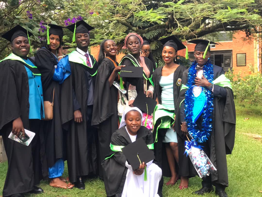 The second group of journalists to graduate from Uganda Martyrs University. Congratulations to these journalists. Wish you the best in your next JOURNEY.