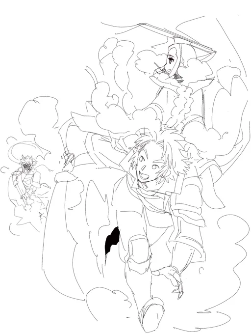 思いつきのラフ描きメモ

結構個人的に良い構図なので描くと思う 
