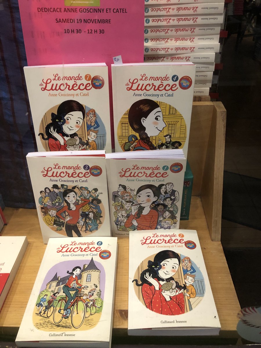 Dédicace ce matin chez Mots en Marge, avec Anne Goscinny et Catel en personne ! Dès 10 h 30 et toute la matinée 
⁦<a href="/AnneGoscinny/">Anne Goscinny</a>⁩ ⁦<a href="/CatelBd/">Catel</a>⁩