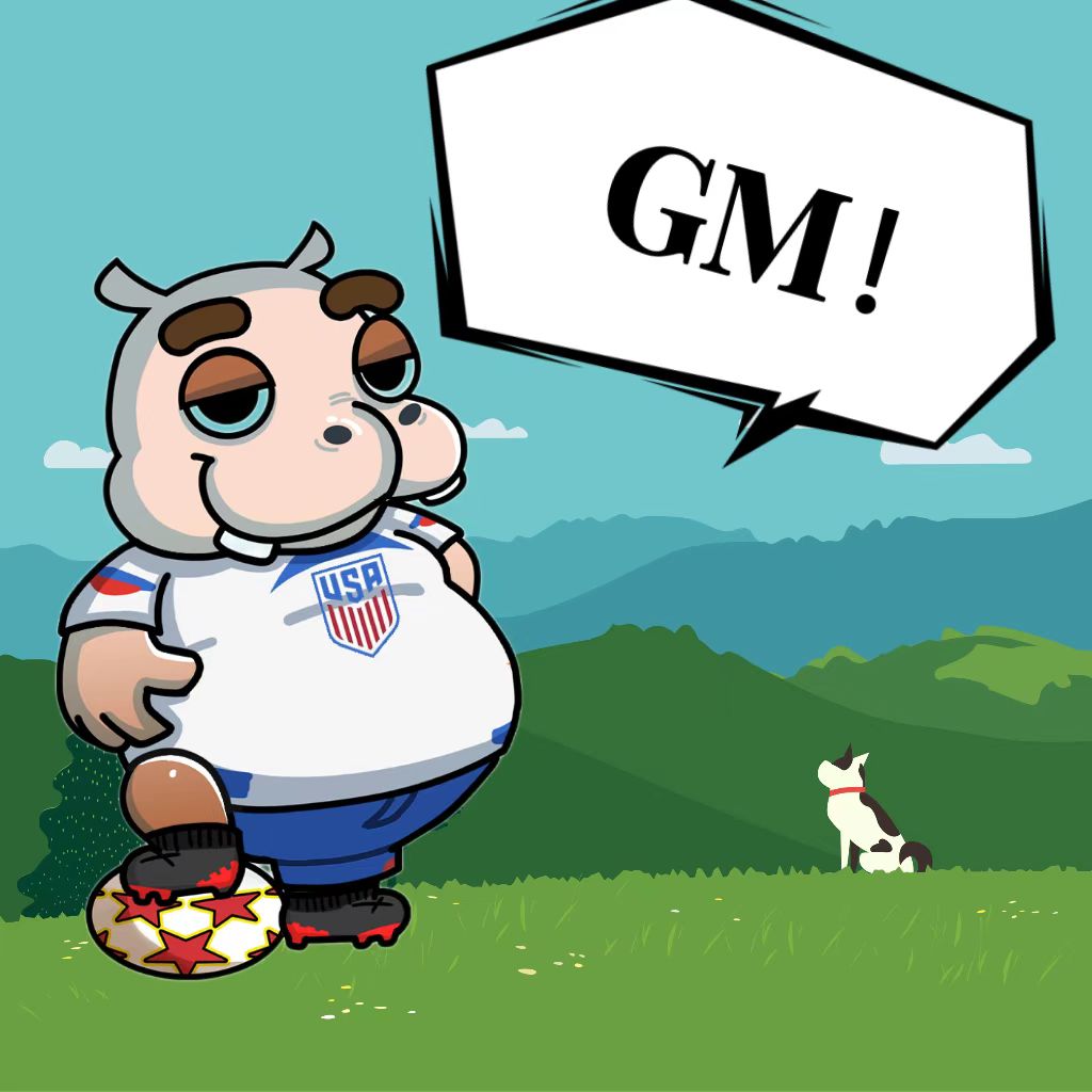 GM☀️fam！

🥳Happy #Weekdays！

Check out new #WorldCup Hippo👇

#NFT #NFTCommunitys #Hippoclub