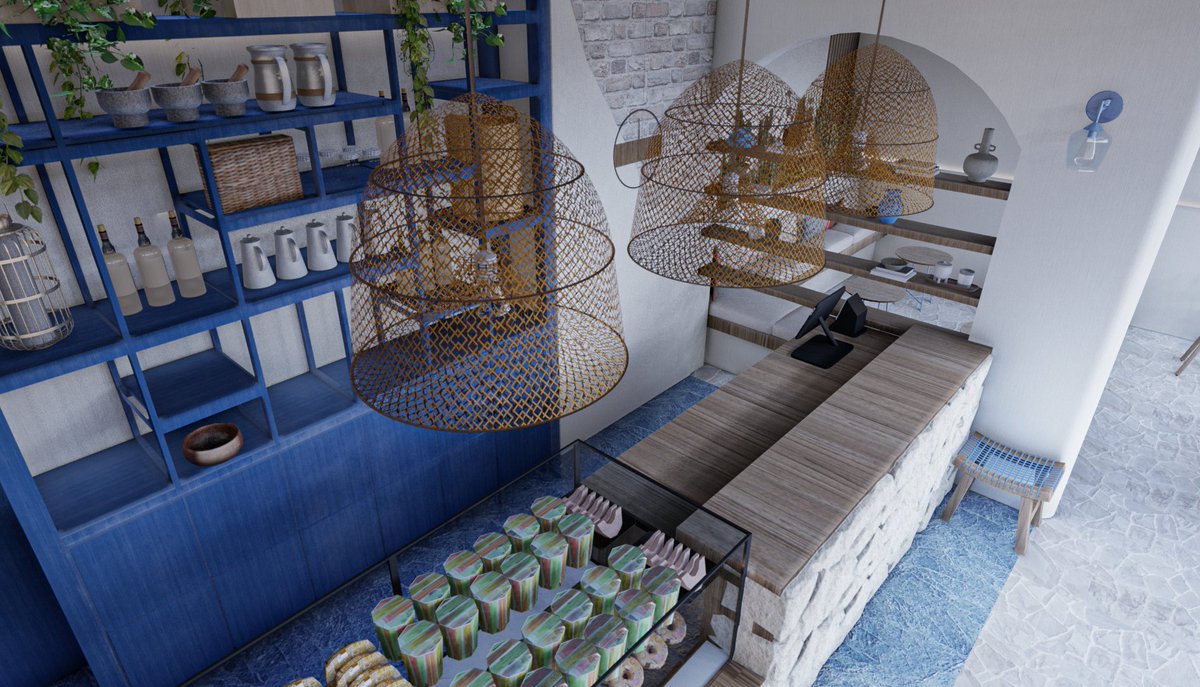 BioGrSa's tweet image. الحمدلله 💙
تصميمي لكافيه بمساحة صغيرة في السعودية 
{من خلال صور التصميم يمكنكم ملاحظة الاستغلال الأمثل للمساحة وتوظيف افكار جميلة قابلة للتنفيذ تتناسب مع ميزانية العميل}