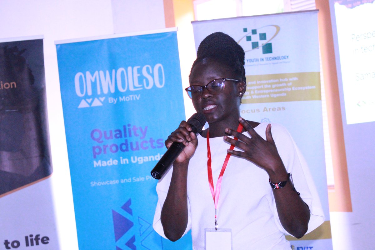 GDGCloudMbarara's tweet photo. Developers face alot of challenges such as Imposter Syndrome which might affect their productivity.
This and more has been said by Samalie Piwan,an Application Developer at Stanbic Bank.
#DevFestMbarara22 #DevFest2022 https://t.co/luaNX8AbUS