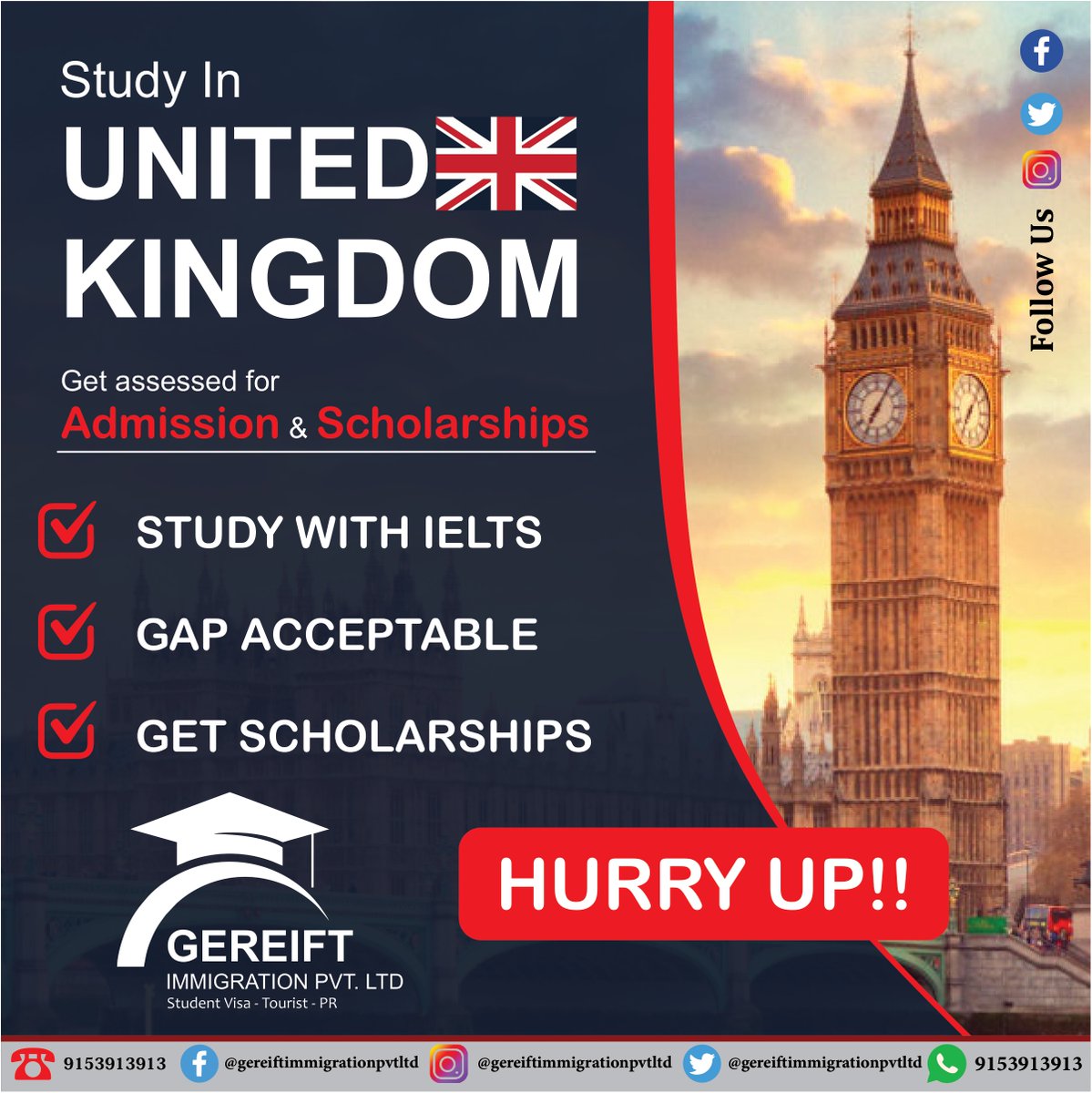Gereift Immigration Pvt. Ltd. (@TheStudyBuddy5) / Posts / X