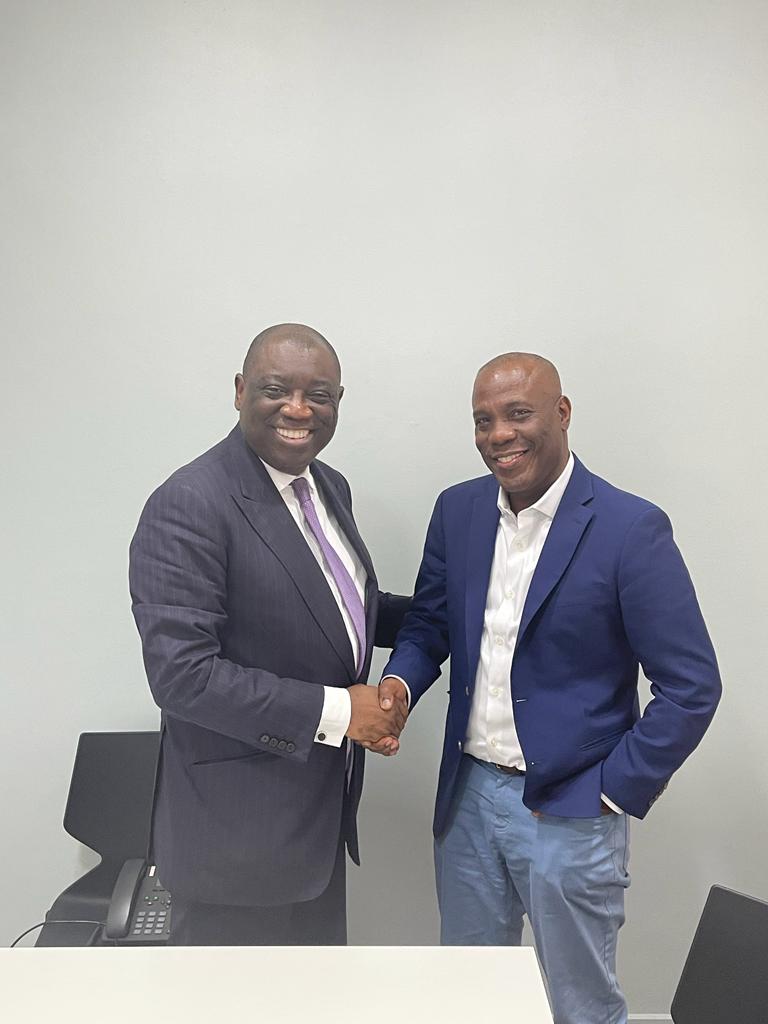 RAwambeng's tweet photo. Successful business meetings with Hon. Zulfakar Mustapha, Minister of Agriculture, Dr Peter Ramaaroop, Chief Investment Officer, Office of the President Guyana Office for Investment, Mr Timothy Tucker, Chairman Georgetown Chamber of Commerce and Industry.

#ReneAwambeng https://t.co/lnXrtu92ue