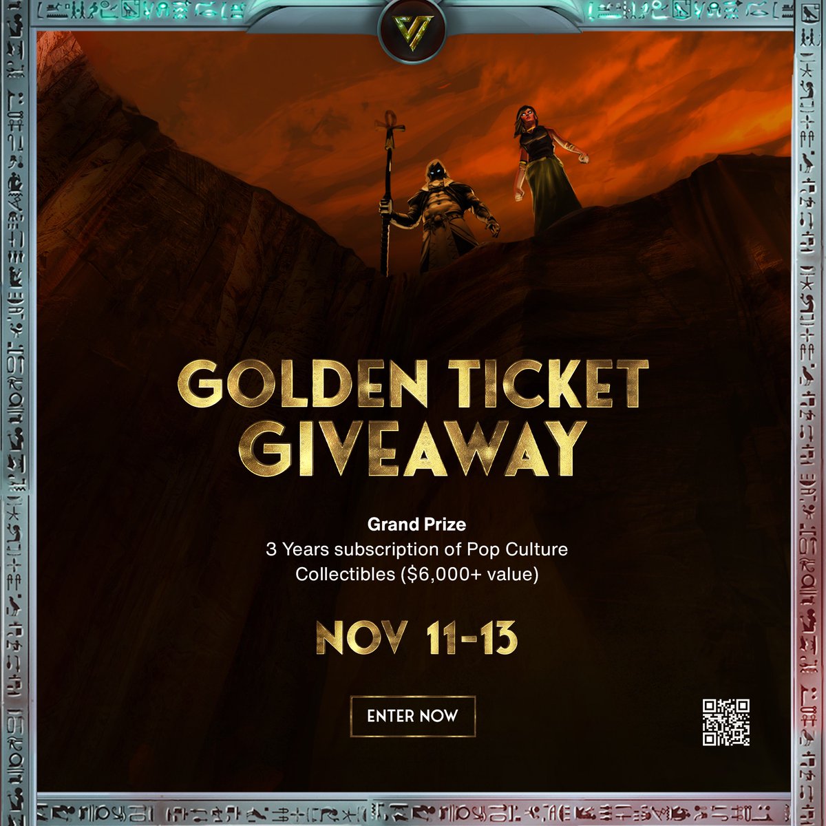 CryptoPharaohs_'s tweet photo. ⚡🚨⚠️ NOW EXTENDED! ⚠️🚨⚡
Enter our 🎉 MEGA GIVEAWAY 🎉 for a chances to win the biggest reward till date!
Enter for a chance to win: https://t.co/8EtvVoT3cU
The more actions you complete, the higher your chances of winning! 🥳
#PopConME #Art #PopCulture #Comics #Giveaways https://t.co/NV7DuXuENm