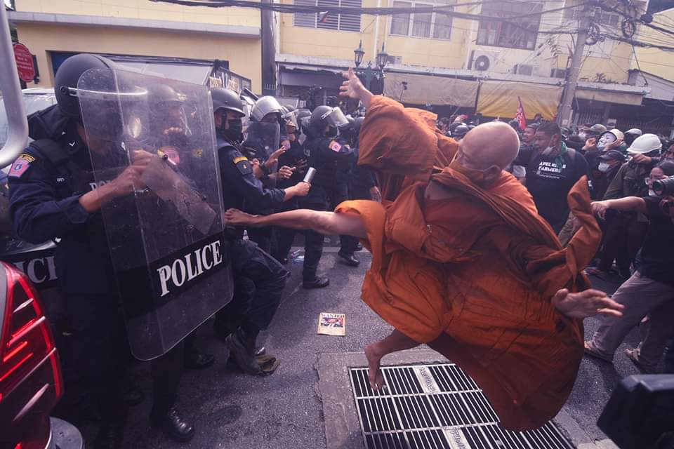 Pro-democracy protest in Bangkok, 18-11-2022.