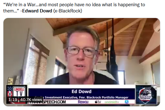 GETTRCENSORSHIP's tweet photo. ELON MUSK - WHY IS EDWARD DOWD STILL BANNED OFF OF TWITTER ?

WHY IS TWITTER CENSORING THESE TRUTH TELLERS WHO HAVE TOLD U.S.  THAT THESE GENOCIDE VAXXX s ARE DEADLY AND THAT EARLY TREATMENT IS A WAY SAVE AMERICAN LIVES.   BY CENSORING ELON - YOU ARE AIDING AND ABETTING GENOCIDE https://t.co/CIP0eCMtWF