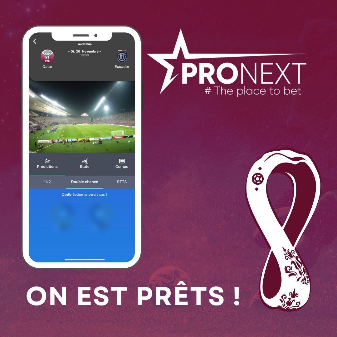 PronextApp's tweet photo. Salut à tous, vous avez vu? Aujourd'hui c'est la #JourneeMondialeDuFreebet chez @Betclic
Allez faire un tour sur leur compte pour faire le plein de freebet avant la #QatarWorldCup2022 😉
#betclic #FreeBet #Qatar2022 #algorithme #data #pronextapp #pronext #WorldCup2022 #Worldcup https://t.co/zDu0NYwNyo