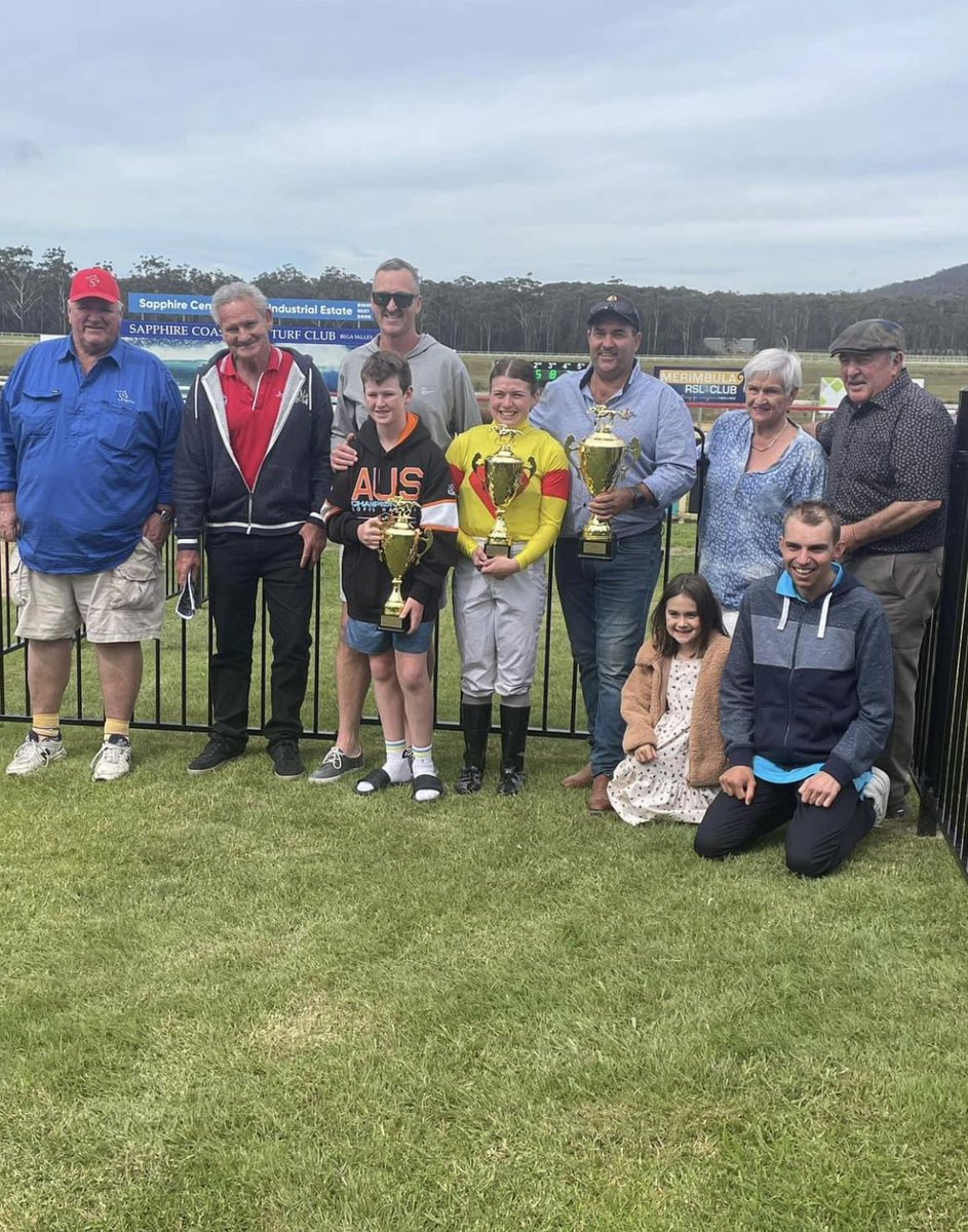 Thrilled to record another Country Cup with evergreen mare She’s All In winning the transferred Adaminaby Cup <a href="/Sapphireturf/">Sapphire Coast Turf Club</a>. It capped off a good day for the team with Manderboss running on strongly for 2nd at Kembla Grange on their big day.
