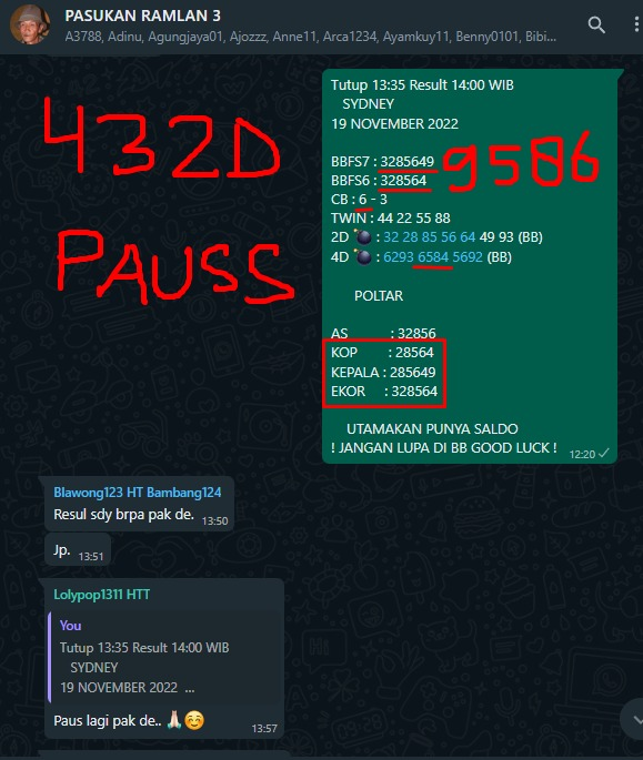 PakRamlan's tweet photo. RESULT SYDNEY 9586 SAHH MELDAK LAGI MANTAP KITA SIKATT BANDOT NYA..SELAMAT BUAT YANG SUDAH IKUTAN PAK RAMLAN.#prediksiangka #prediksisydney #sydneyhariini #angkajitu #angkahoki #angkatogel #togeljitu #togelsydney #togelterpercaya https://t.co/z1mFkkl8GN