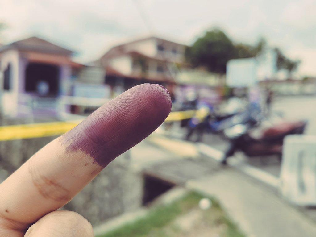Done #Vote2022 for #Malaysiaelection 🇲🇾

#MalaysiaMemilih2022