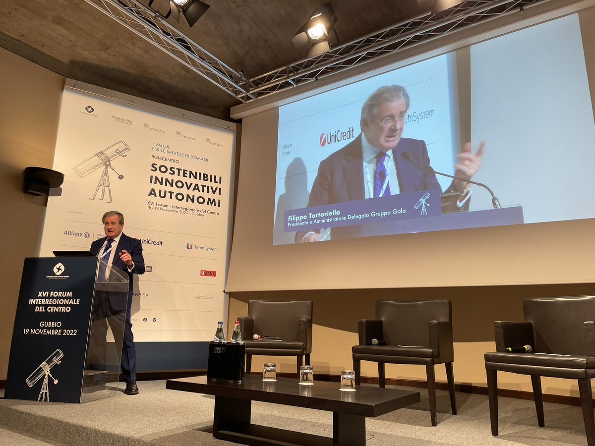 gicentro's tweet photo. #GI4CENTRO | L’intervento di Filippo Tortoriello, Presidente e Amministratore Delegato Gruppo Gala, dedicato all’energia e alla transizione green: valore e sfida per le imprese ⬇️ https://t.co/81XttlTEne