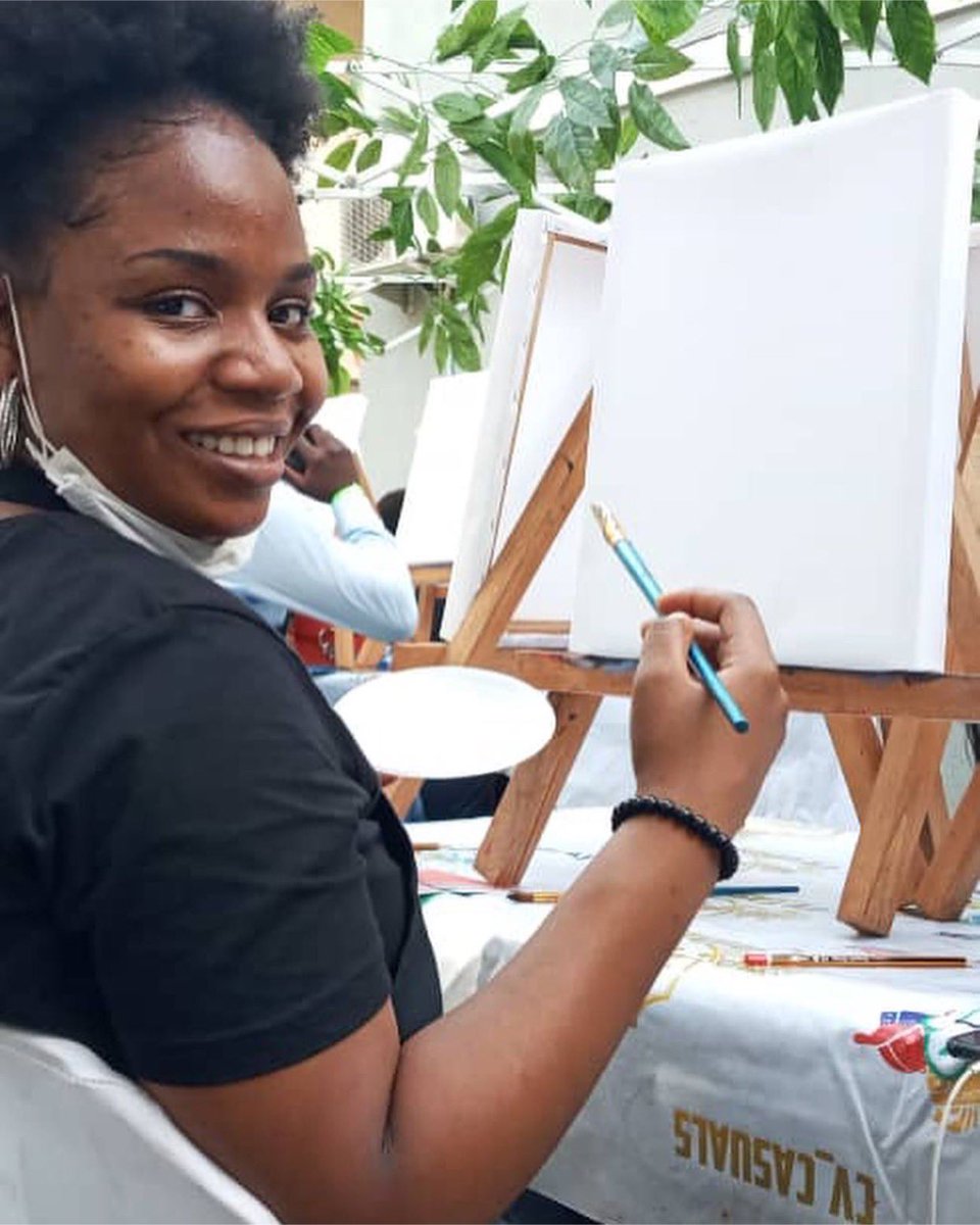 artforfun_ng's tweet photo. Life’s a blank canvas. Make it what you want it to be.

Shoutout to @thatfejiro because it’s a good day to #throwback 

#trending #funtimes #boredinlagos #lagos #lagosfunplaces #funthingstodoinlagos #lagoshangouts #paintandsip #sipandpaintinlagos  #artforfun #craftsvillageng https://t.co/OEk7e9SMeA