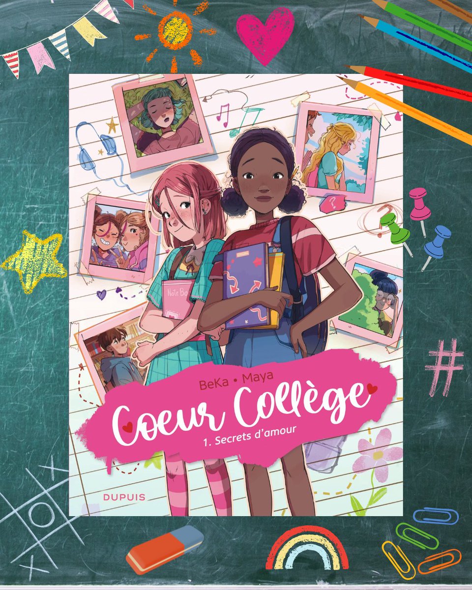 chamallowsread's tweet image. Cœur Collège 💗

Garance, déjà cynique à 11 ans, et son amie Linon, qui a un crush pour Noa, un garçon imprévisible, se posent beaucoup de questions sur l&apos;amour.