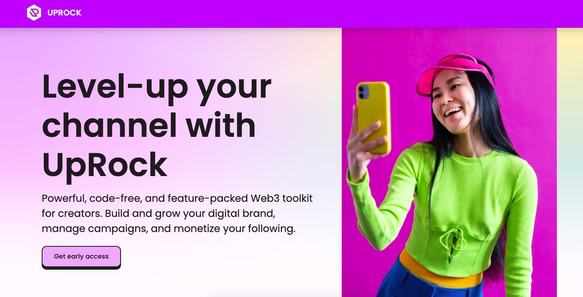 UpRockCom's tweet image. GM Everyone 🌞☕️

While we are working on UpRock Beta, why don’t you drop your email address and get early access?

uprock.com