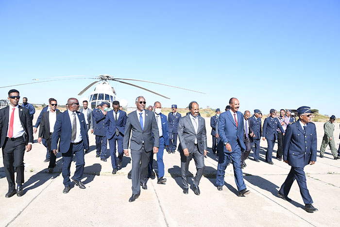 hawelti's tweet photo. #Eritrea and #Somalia: Cooperation &amp; Partnership for Peace &amp; Stability 

HoA countries have full prerogative to forge robust developmental &amp; security architectures of cooperation.  This normative right is not predicated on blessing of extraneous powers 

https://t.co/UDINRNsXvX https://t.co/nm7TJHotug