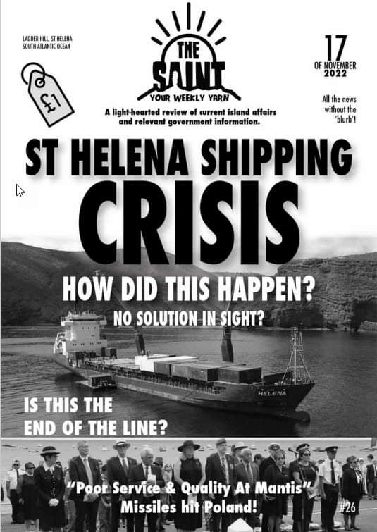 St Helena Shipping crisis, poor service, and quality in hospitality, Cricket news, and Jonathan's Birthday, all in this week's issue of The Saint from St Helena thesaint.sh/the-saint-issu… #sthelena #cricketsthelena #ThePeoplesPaper #sthelenashipping #jonathanthetortise