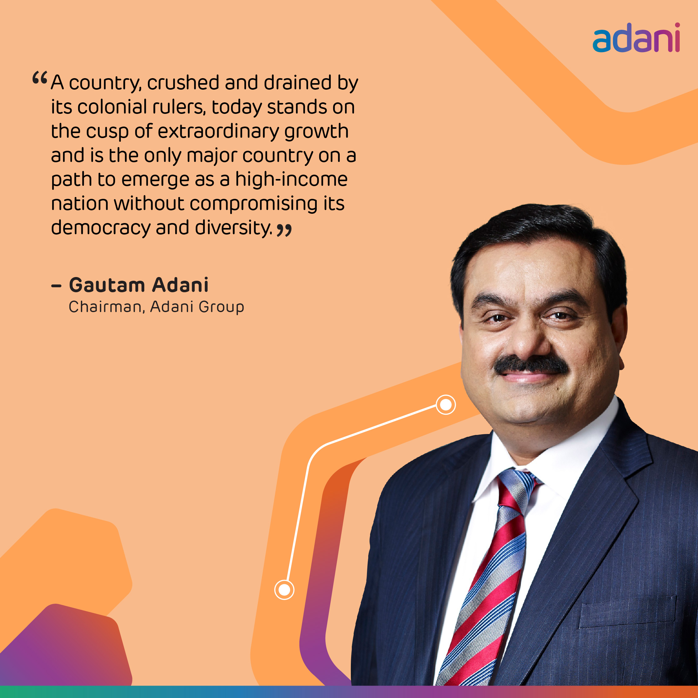 Adani Group on Twitter: ""What we cannot afford to do is fall into the