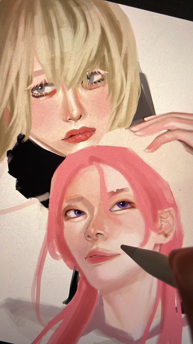 🤡✍🏻✍🏻 #wip #illustration #drawing #イラスト #イラストグラム #イラストレーター 
#創作イラスト #イラスト好きな人と繋がりたい