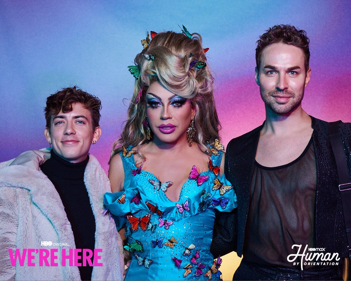 My mothers: <a href="/wigsandgrace/">Wigs & Grace</a> &amp; <a href="/Bhytes1/">Brooke Lynn Hytes</a>. Watch We’re Here on HBO &amp; HBO Max starting next Friday! 📸 <a href="/PothMaxwell/">Maxwell Poth</a>