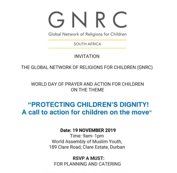 [Happening Today] South African celebrations of The World Day 2022, which focuses on children on the move, under the theme 'Protecting Children's Dignity: A Call to Action for Children on the Move. #ChildrenOnTheMove #WorldChildrensDay2022 #WearMyShoes2022 #WorldDay2022