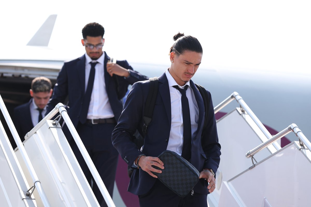 FIFAWorldCup's tweet photo. Winners of the first-ever #FIFAWorldCup are in town 🇺🇾

@Uruguay | #Qatar2022 https://t.co/20RiufYpkp