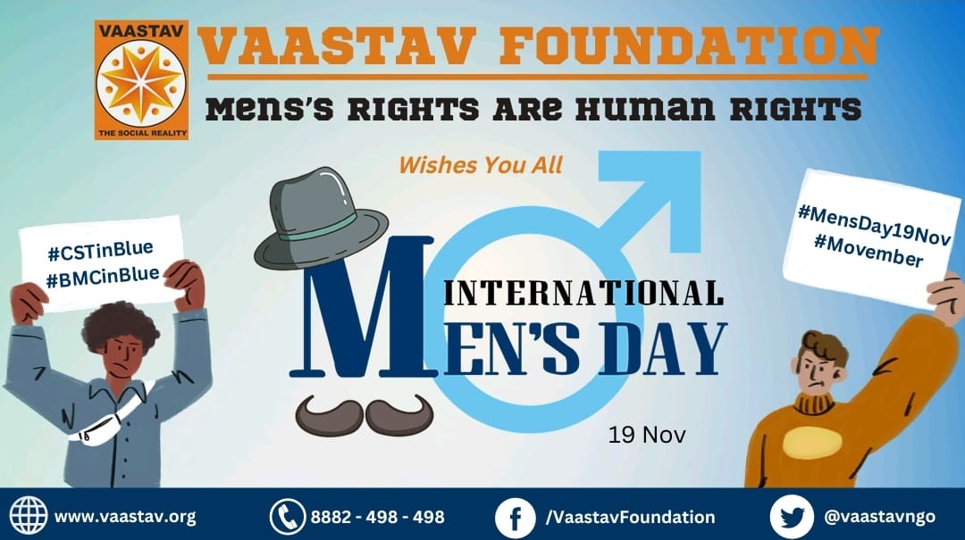 #HappyInternationalMensDay
#InternationalMensDay 
#IMD2022 
#Proud2BeMan
#MensDay19Nov 
 We  Demand Men's Commission