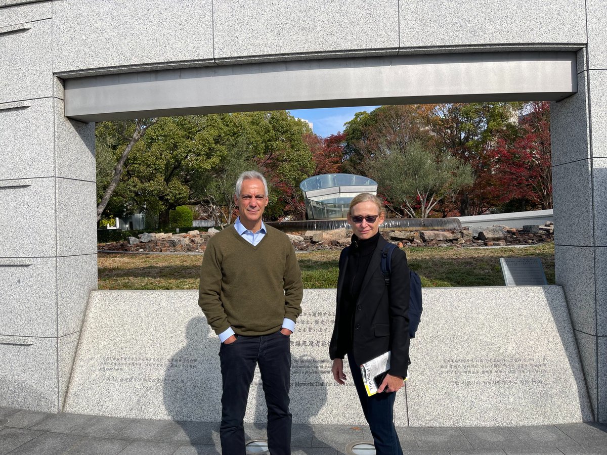 As <a href="/POTUS/">President Donald J. Trump</a> said, a nuclear war cannot be won and must never be fought. All nations must recognize, adopt, &amp; live that basic truth, even as some talk cavalierly about using nuclear weapons. Nowhere is that clearer or brought into sharper focus than at the #Hiroshima Peace Memorial.