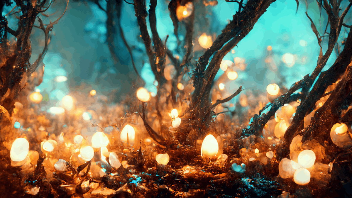 ArtisticPm's tweet photo. Colorful fairy lights in enchanted forest version 3
#Colorfulfairies #mountaincrystals #mysticalfairyland #fairyland #shine #roots #tendrils #trees #midjourney #orange #blue #mysticalforest #mysticalbeings #fairy #fairylights #fairydust #midjourney #midjourneyai #midjourneyart https://t.co/kwzFH2fbyY