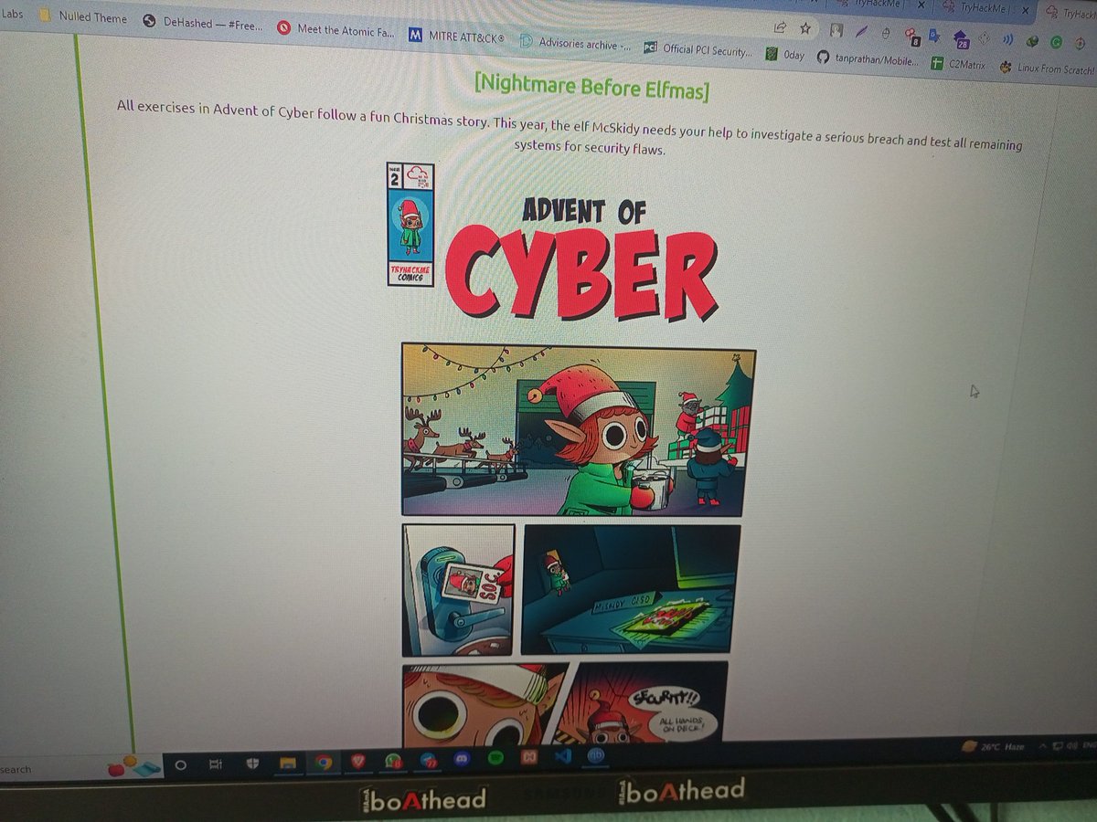 konkomaji's tweet image. Sorry babe :( 

It&apos;s Advent of Cyber time

@RealTryHackMe
#tryhackme #adventofcyber2022