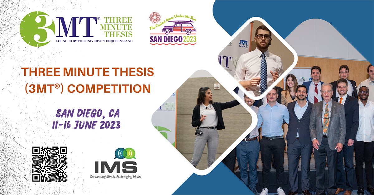 IEEE MTT-S (@ieeemtt) on Twitter photo The 2023 3MT® competition will be held in June at IMS2023 in San Diego. If you are a student, we highly encourage you to participate: bit.ly/3TP2IY0.
#IEEEMTT #IMS2023 #3MT #competition The 2023 3MT® competition will be held in June at IMS2023 in San Diego. If you are a student, we highly encourage you to participate: bit.ly/3TP2IY0.
#IEEEMTT #IMS2023 #3MT #competition