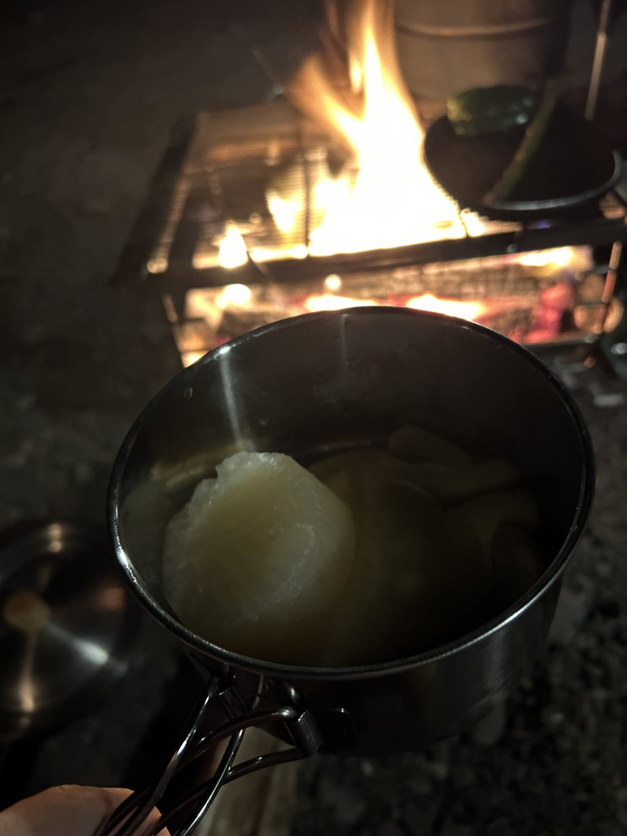 Alumikanta's tweet photo. キャンプおでん🍢🏕️ 
しみる�� https://t.co/41YuCaKbnf