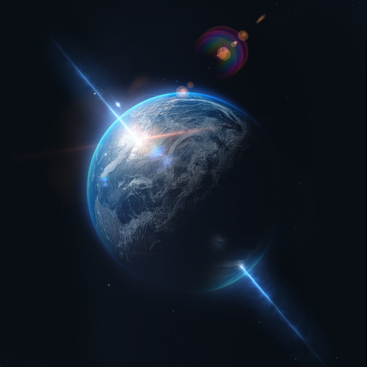 A slab of light crosses the planet, sinking in Riyadh and emerging from Rome. Sensitive to living stimuli translates them into digital shades and colors. The environment is therefore the real creator of the work, always different and unexpected

youtu.be/z-DT4vgGFZs