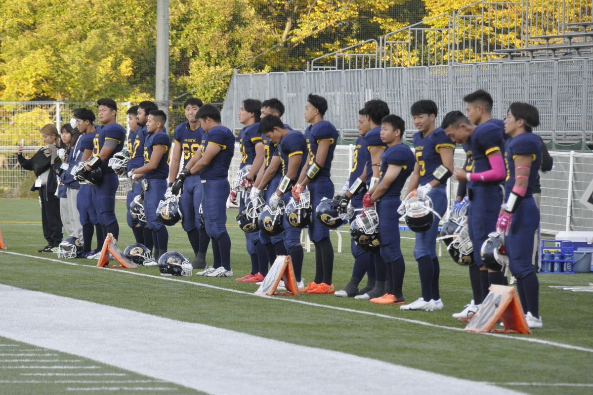 大阪学院大学アメフト部
の最終戦の予定は、
12月4日(日)  
VS 関西外国語大学
会場→MK TAXI FIELD EXIPO
開始→12:00  kickoff

4回生最後の試合となります！
応援の方よろしくお願いします！

⬇チケットこちらからご購入できます！
kcafl-ticket-store.moala.live/collections/ph…

是非、お越しください！