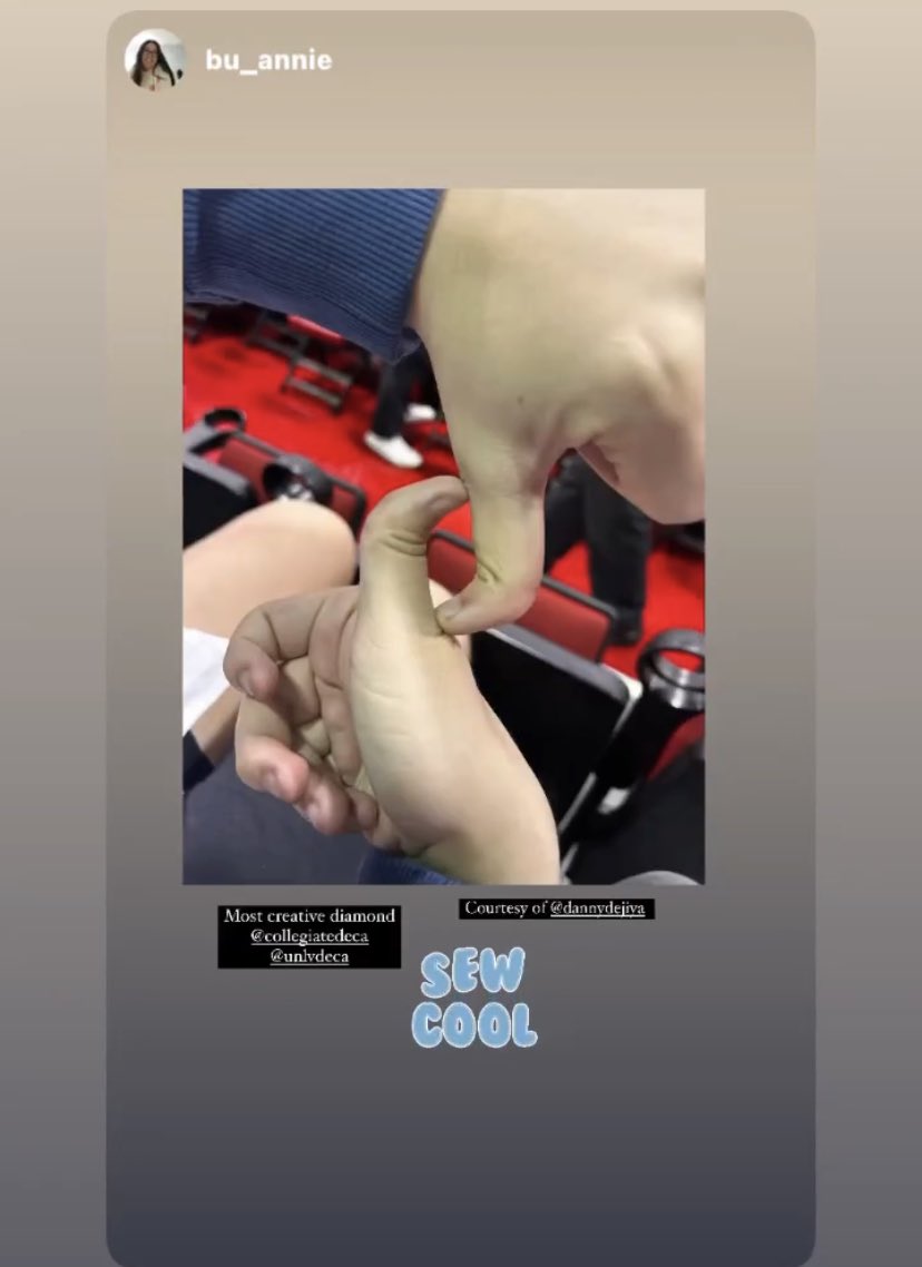UNLVDECA's tweet photo. Recap of #decamonth Day 18: most creative deca diamond! #collegiatedeca #gettheedge #unlv #cdecaengage #decadiamond https://t.co/DuW7upLFU2
