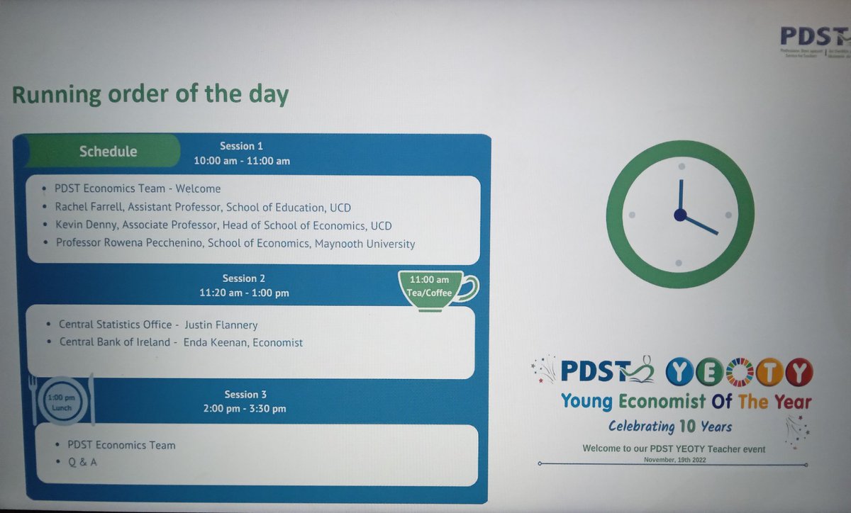 Looking forward to today's <a href="/PDST_YEOTY/">PDST YEOTY</a> teacher seminar!