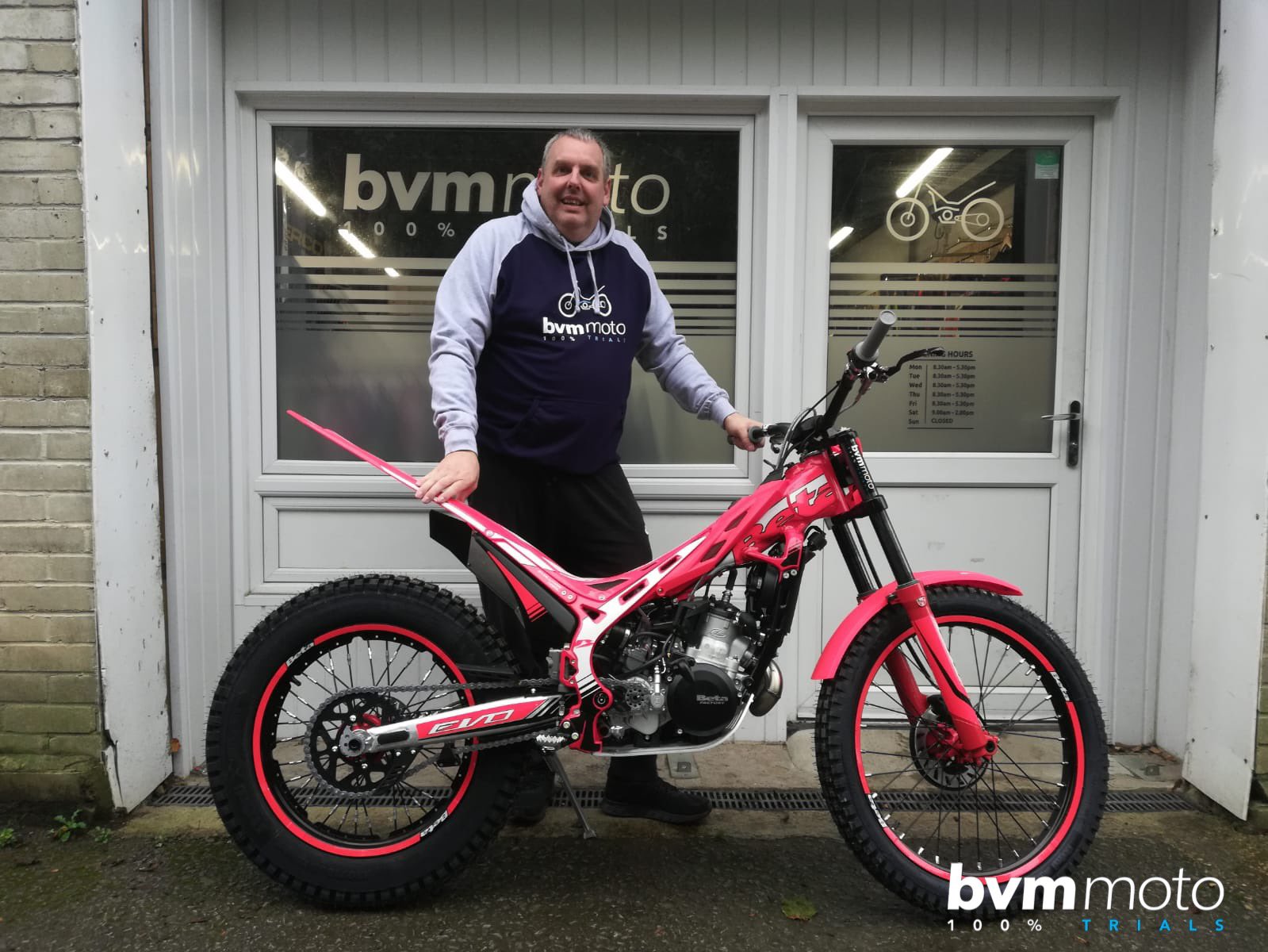 bvm-moto on Twitter: "New bike day for Roger as he picks up this
