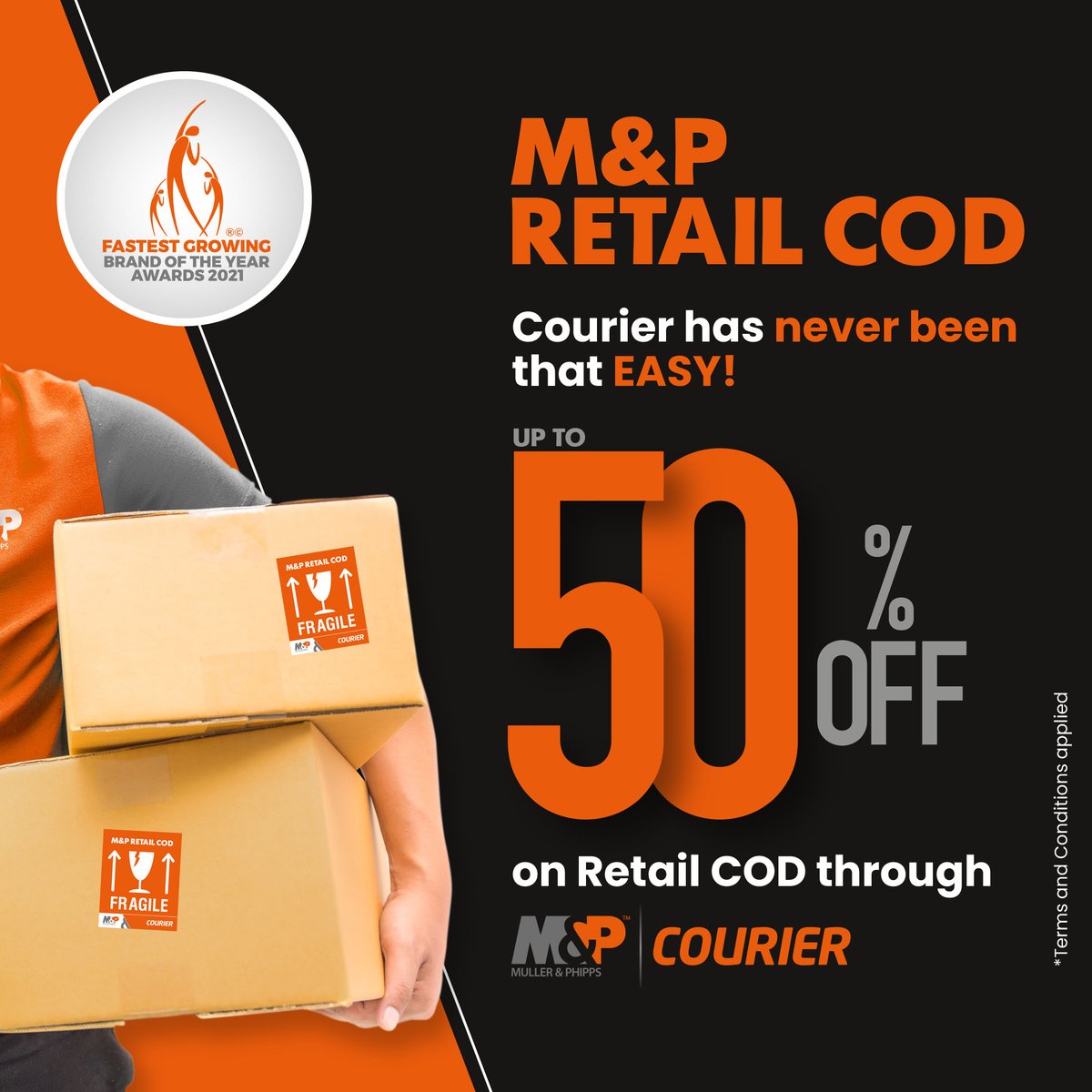 MnPCourier's tweet photo. 𝐃𝐢𝐬𝐜𝐨𝐮𝐧𝐭𝐬 𝐲𝐨𝐮’𝐯𝐞 𝐧𝐞𝐯𝐞𝐫 𝐬𝐞𝐞𝐧 𝐛𝐞𝐟𝐨𝐫𝐞!

Get your courier delivered with M&amp;P Retail COD and get a chance to avail up to 50% discount. 

𝐓𝐞𝐫𝐦𝐬 &amp; 𝐂𝐨𝐧𝐝𝐢𝐭𝐢𝐨𝐧𝐬 𝐀𝐩𝐩𝐥𝐢𝐞𝐝
#mnpcouriers #mnpexpresslogistics #discount #logistics #business https://t.co/9UT2nPz00E