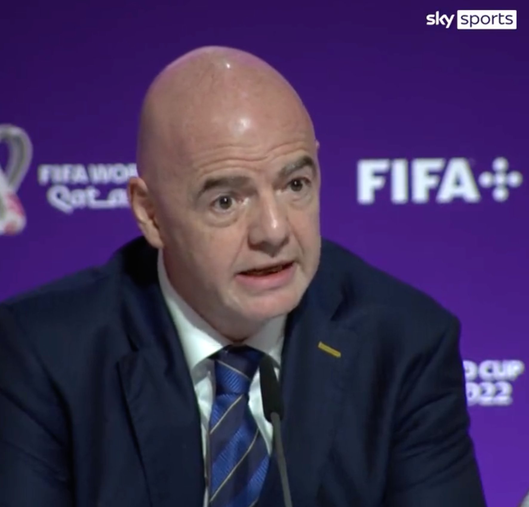 SPORTbible On Twitter FIFA President Gianni Infantino Today At A News sportbible-on-twitter-fifa-president-gianni-infantino-today-at-a-news
