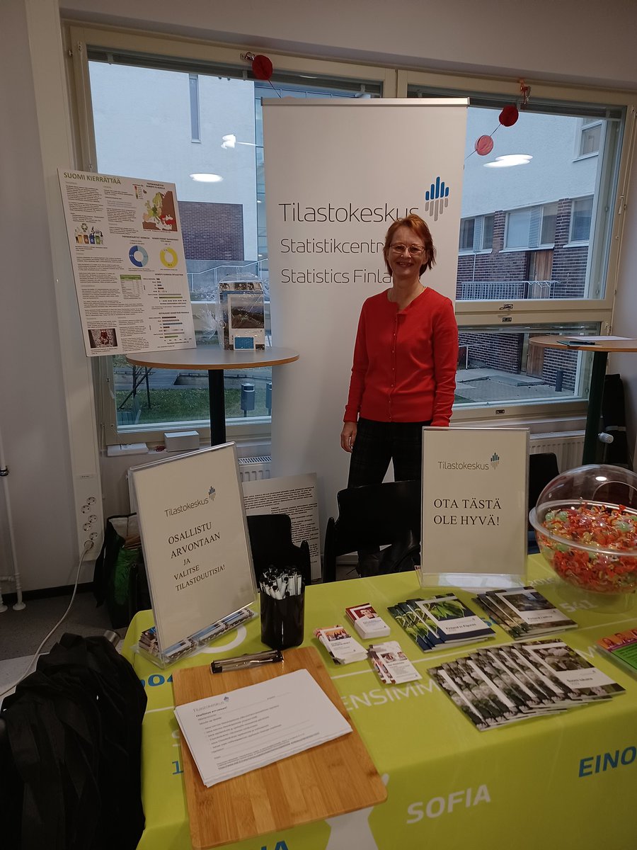 Täällä valmistaudutaan #BMOL -päivään intoa puhkuen. <a href="/Tilastokeskus/">Tilastokeskus</a> #Tiedostatulevaisuus