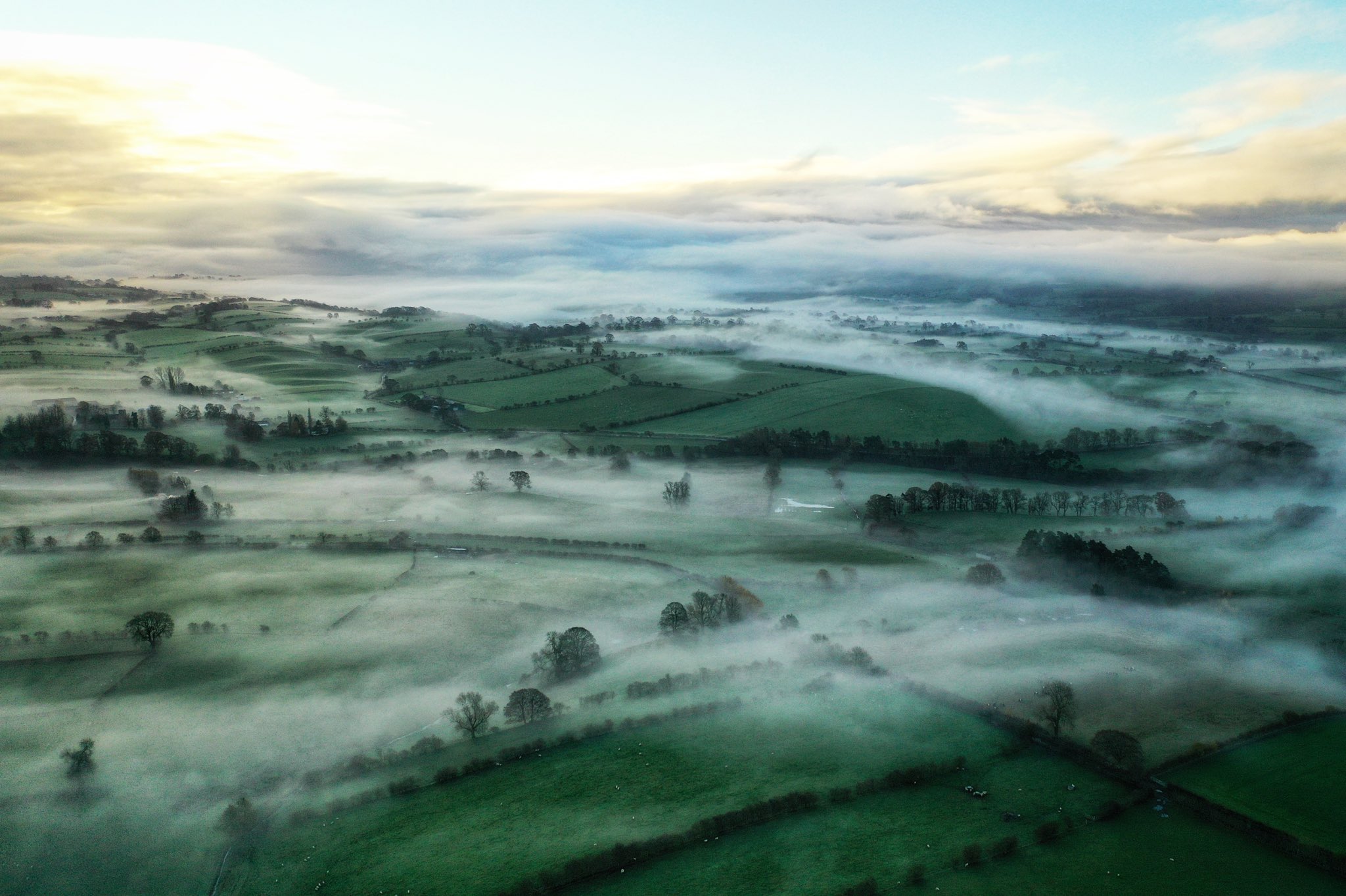 Terry Abraham on Twitter "A foggy day in the Eden Valley this morning 🍂 autumn cumbria 
