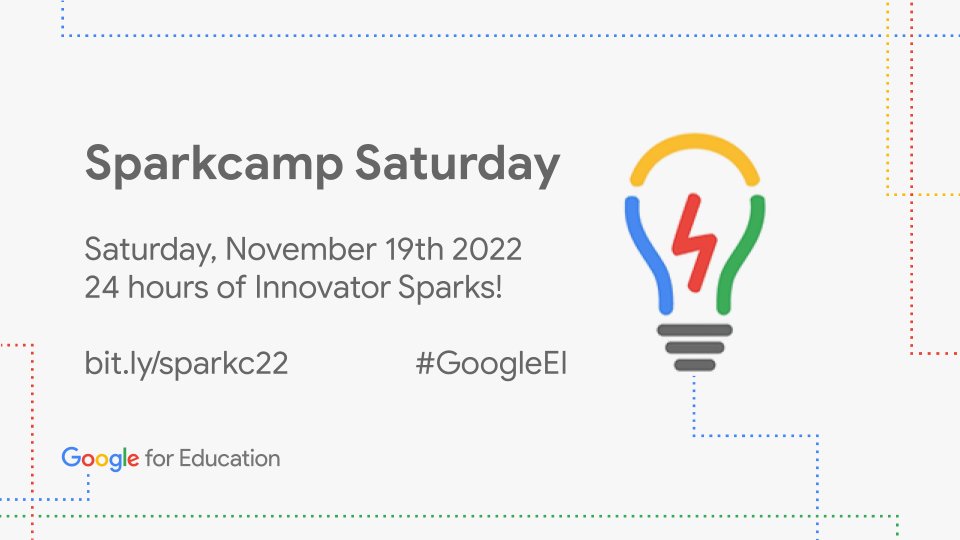 Missed a #GoogleEI Sparkcamp Saturday Session? Catch up on the recordings here: info.certifiedinnovators.com/sparkcamp-satu…