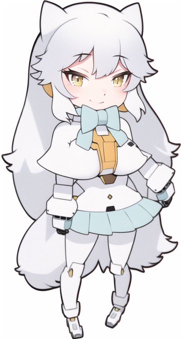 厚手の装甲を着たメカホッキョクフレンズ❄

#けものフレンズ
#NovelAI 