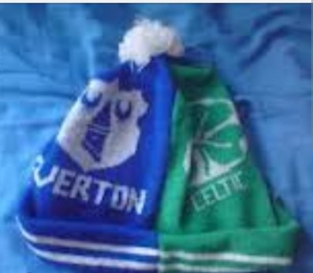 EVERTON v CELTIC :

Remember standing behind the Gladys Street goal 84/85, everyone had Everton/Celtic bobble hats on.

You would see the Liverpool supporters with their Liverpool/Rangers bobble hats around the same time.

What a time to be alive, great days them👍