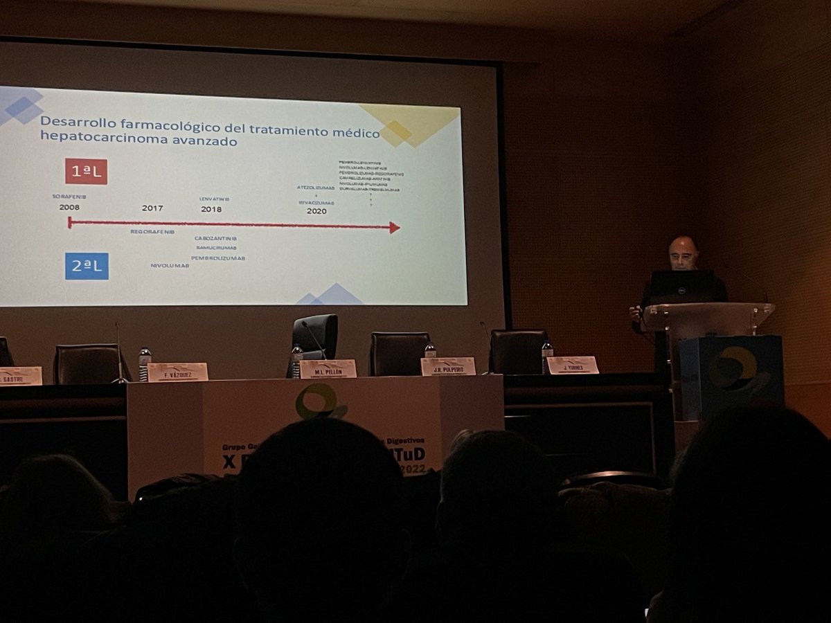 Desarrollo farmacológico en hepatocarcinoma, todavía queda por hacer por el Dr. Javier Sastre en #GITUD2022